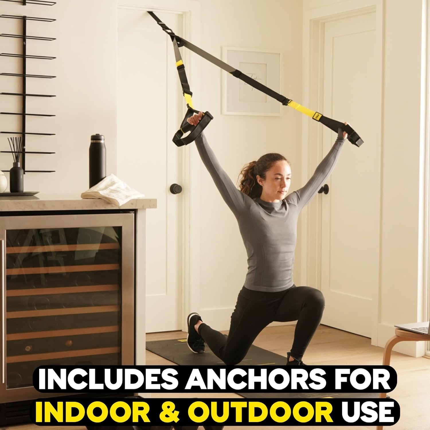 Hot Deals Today 🇺🇸 - TRX All-in-ONE Suspension Training System: Full Body Workouts for Your Home Gym, Travel, and Outdoors | Includes Indoor & Outdoor Anchors, Workout Guide and Video Downloads - Image 10