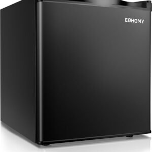 Hot Deals Today 🇺🇸 – EUHOMY 1.1 Cubic Feet Mini Freezer, Countertop, Single Door Compact Upright Freezer with Reversible Door, Removable Shelves, Small freezer for Home/Dorms/Apartment/Office, New Black