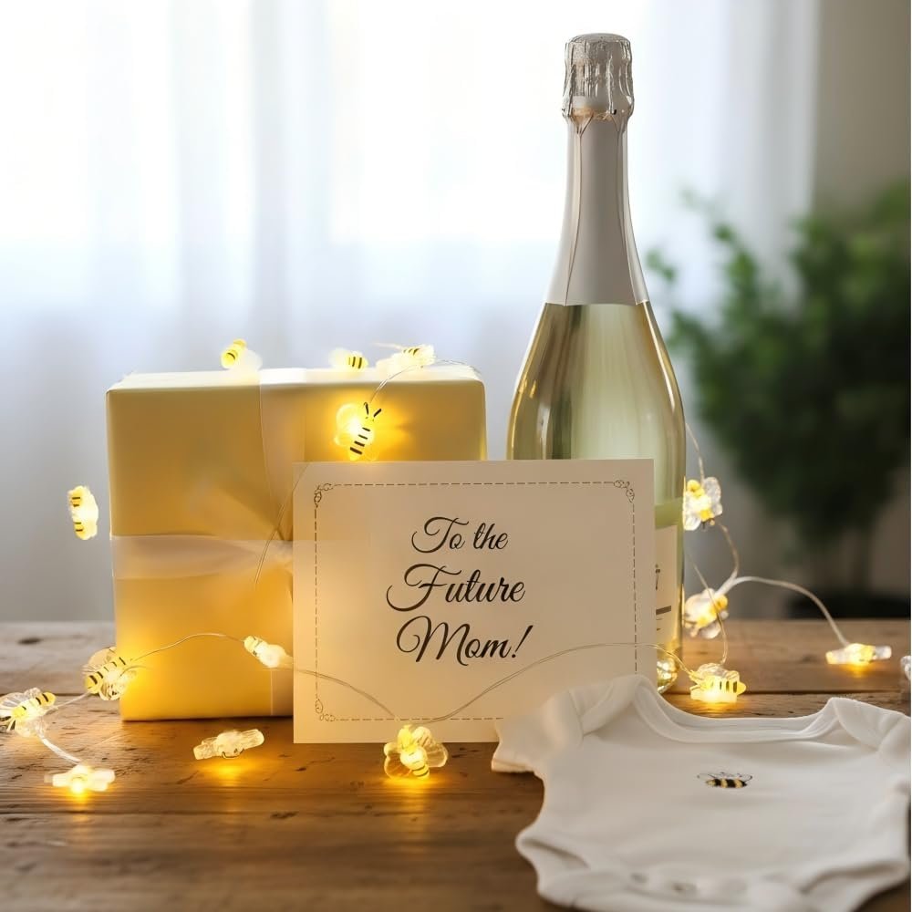 Hot Deals Today πΊπΈ - Bee Decor String Lights 10ft String Light with 30pcs Honeybee Shaped Led Bulb Battery Operated Fairy Lights for DIY Indoor Bedroom Party Wedding Patio Christmas - Image 6