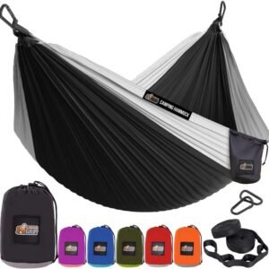 Hot Deals Today 🇺🇸 – GORILLA GRIP Durable Camping Hammock with Heavy Duty Tree Straps, Portable...