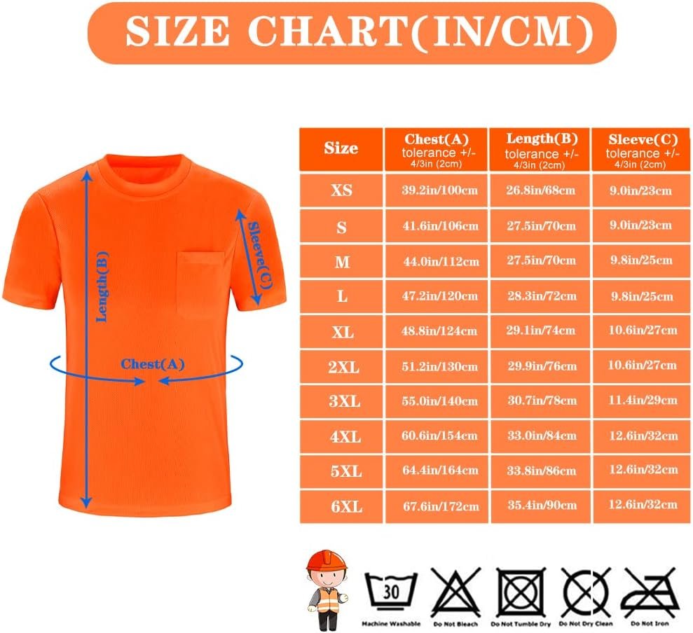 Hot Deals Today πΊπΈ - A-SAFETY High Visibility Safety Customize Logo Long Sleev T-Shirt (XS-6XL) - Image 5