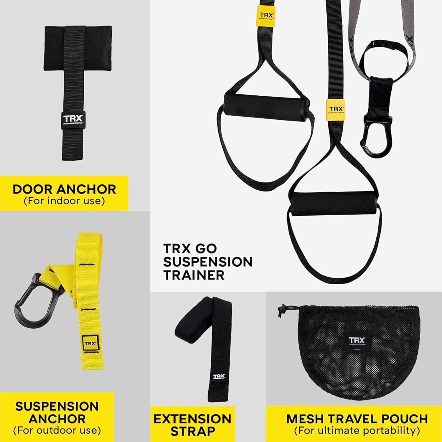 Hot Deals Today πΊπΈ - TRX GO Suspension Trainer, At Home, Portable Gym Workout, For Strength Training, Full Body Exercise Equipment - Image 7
