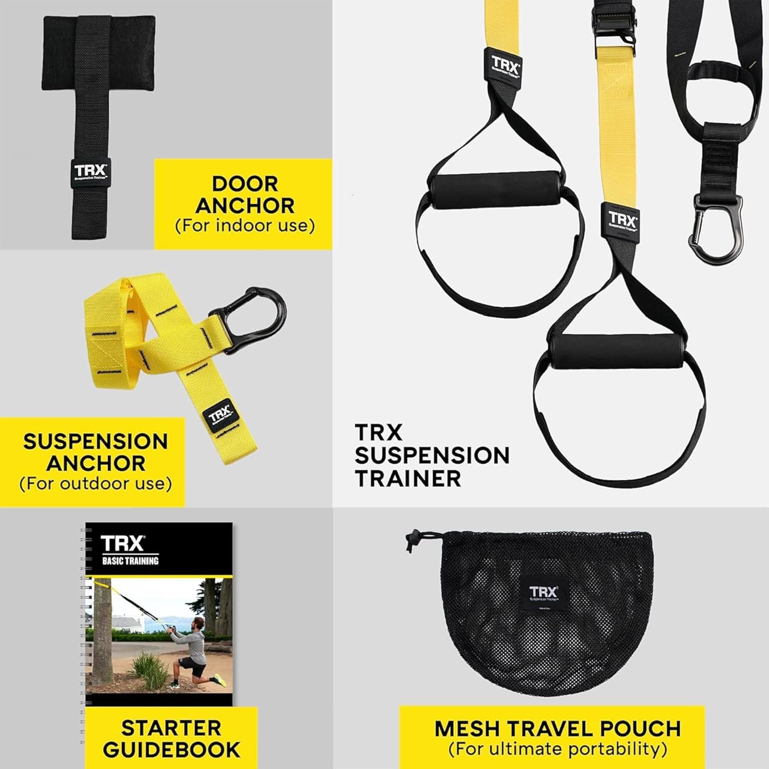 Hot Deals Today 🇺🇸 - TRX All-in-ONE Suspension Training System: Full Body Workouts for Your Home Gym, Travel, and Outdoors | Includes Indoor & Outdoor Anchors, Workout Guide and Video Downloads - Image 7