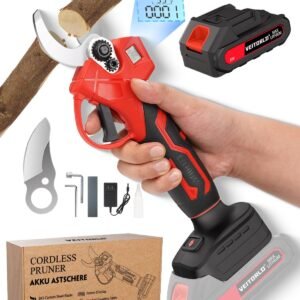 Hot Deals Today 🇺🇸 – 20V Electric Pruning Shears, Garden Shears, 30mm 1.2” Cutting...