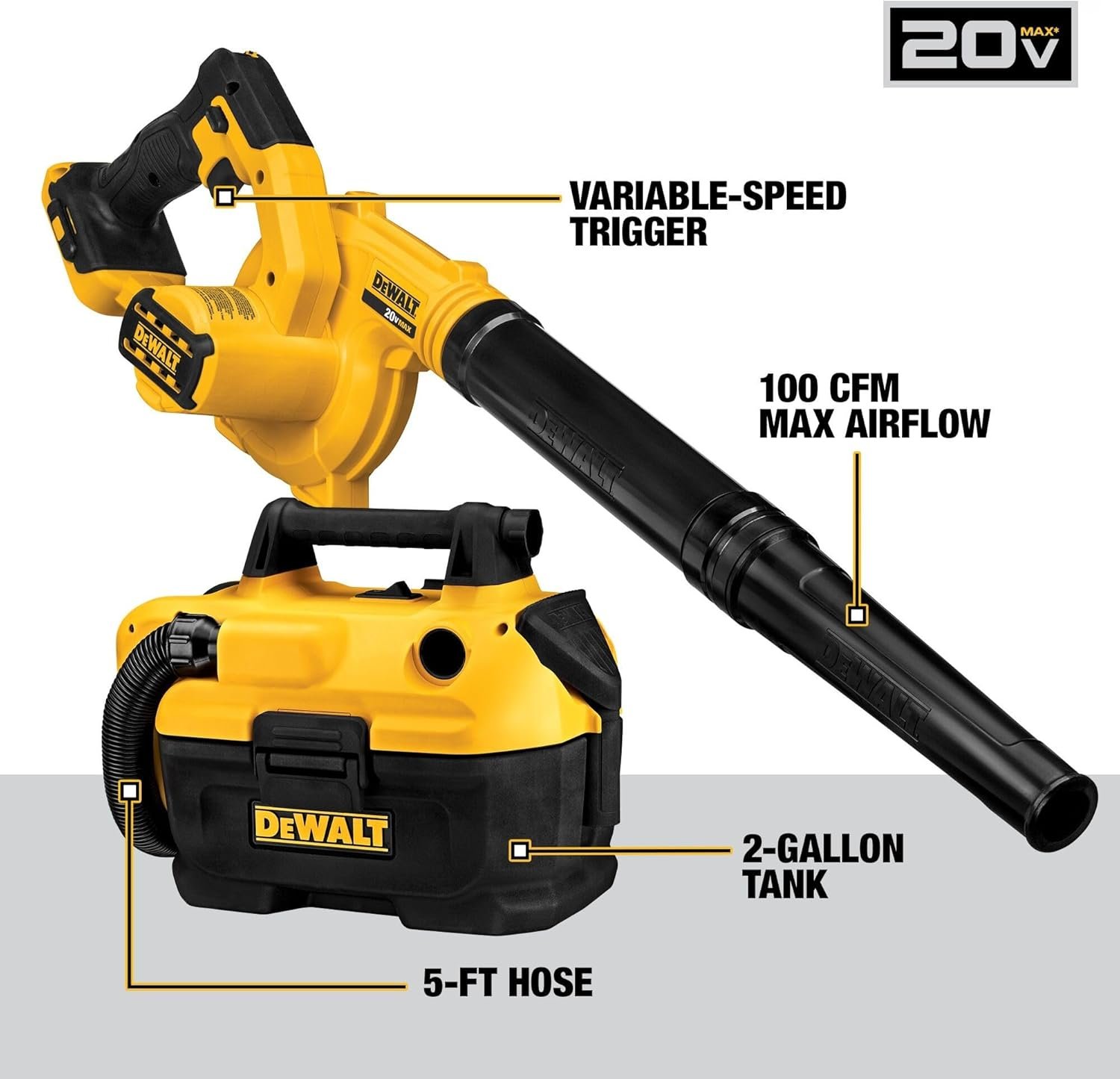 Hot Deals Today πΊπΈ - DEWALT 20V MAX Power Tool Combo Kit, 10 Tool Cordless Power Tool Set, 2 Batteries, Charger and 2 Bags Included, Dewalt Brushless Combo Kit (DCK1021D2) - Image 7