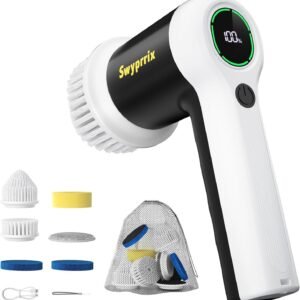 Hot Deals Today 🇺🇸 – Electric Bathroom Cleaning Brush, Cordless Spin Scrubber Full Body Waterproof...
