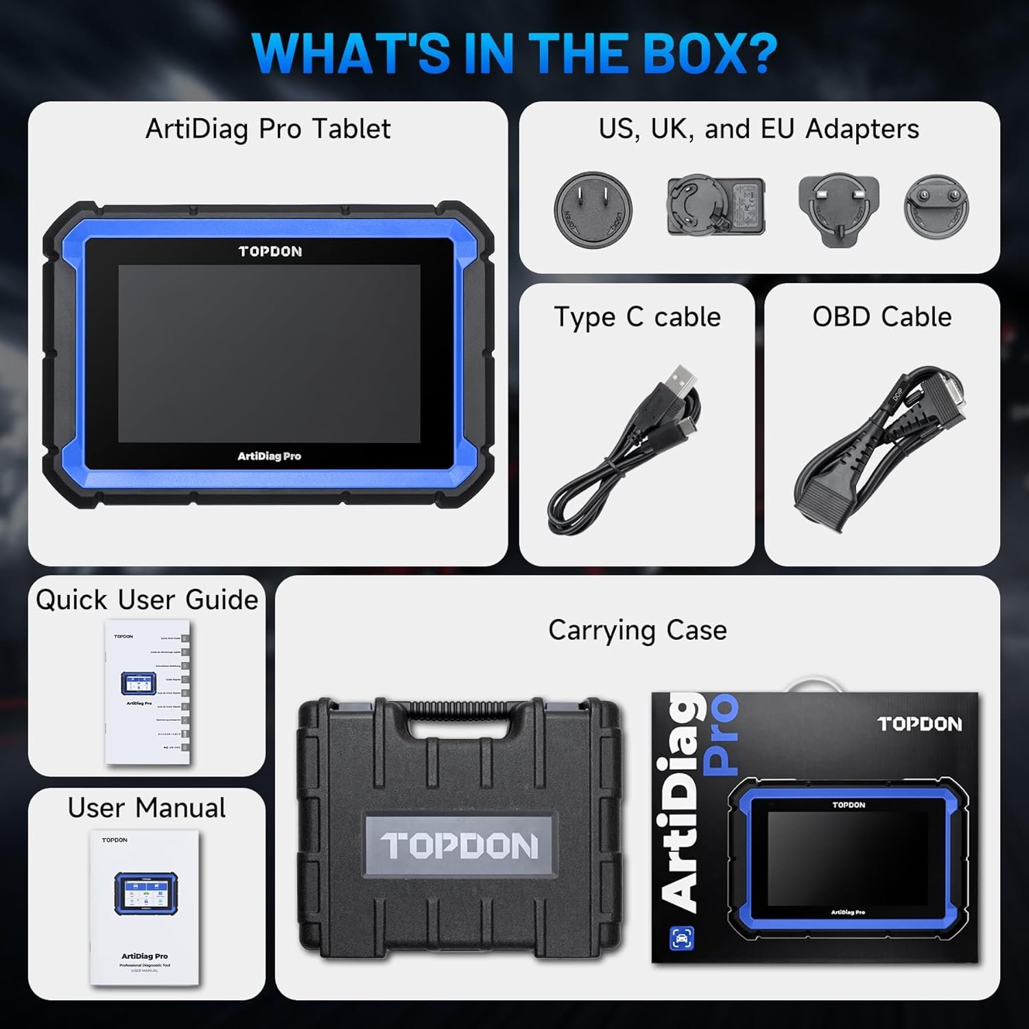 Hot Deals Today πΊπΈ - TOPDON ArtiDiag Pro OBD2 Scanner Diagnostic Tool, Bidirectional Scan Tool with ECU Coding, 35+ Services, V.A.G Guided, FCA SGW, Can FD DoIP/All System Diagnosis - Image 9