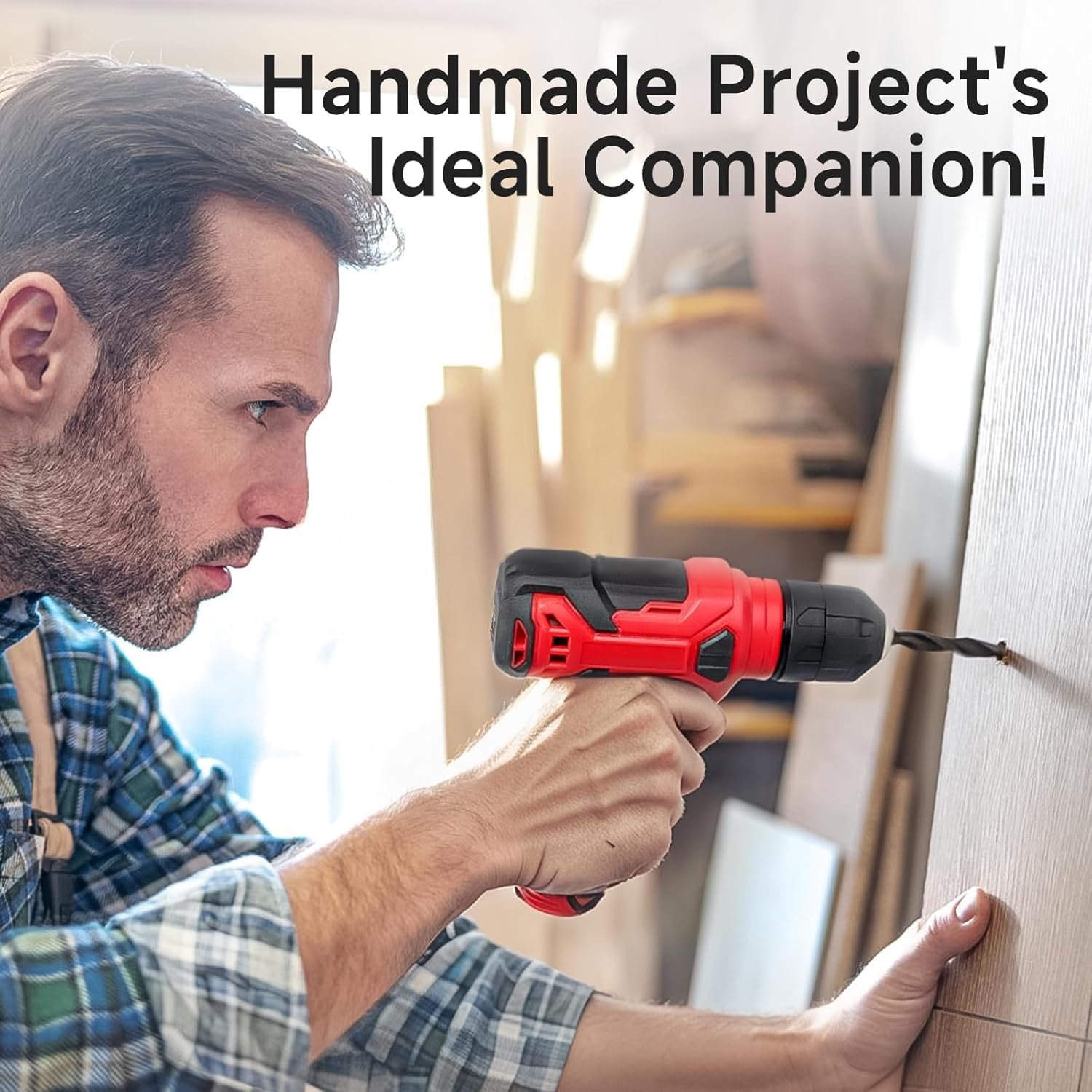 Hot Deals Today 🇺🇸 - Tool Set - 8V Cordless Drill Set, 132 Piece Home Tool Set With Hand Drill, Tool Kit for Women & Men, Perfect for Homeowner, Diyer, Handyman - Image 4