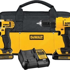 Hot Deals Today 🇺🇸 – DEWALT 20V MAX Cordless Drill and Impact Driver, Power Tool Combo Kit...