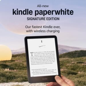 Hot Deals Today 🇺🇸 – Kindle Paperwhite Signature Edition Essentials Bundle including All-new...