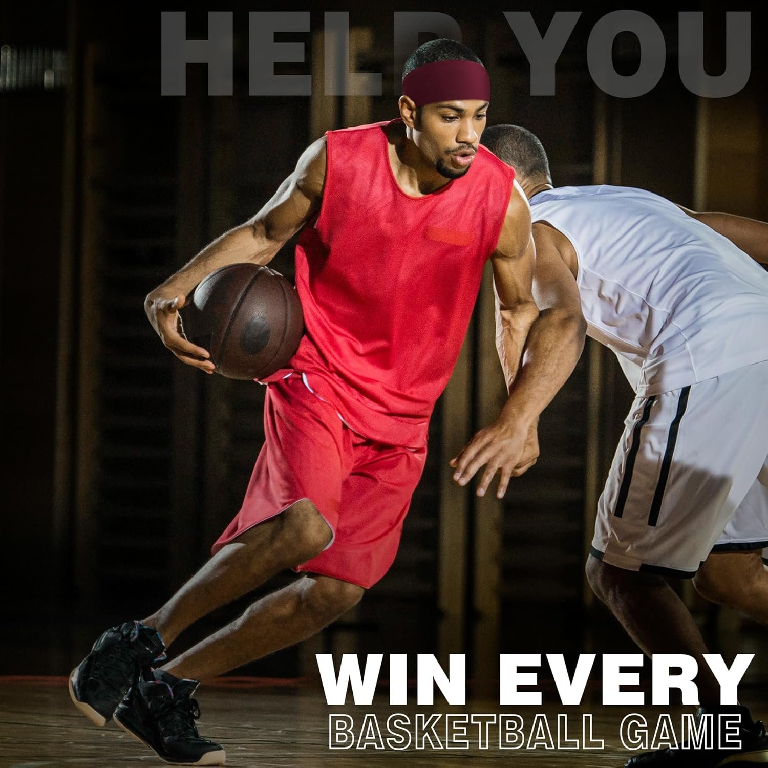 Hot Deals Today ๐บ๐ธ - Sport Headbands for Men - 7 Pcs Sweat Absorbent Running Headband for Fitness Workout Running Rugby Baseball Yoga Crossfit High Intensity Interval Training, Unisex Sweatband for Both Men and Women - Image 4