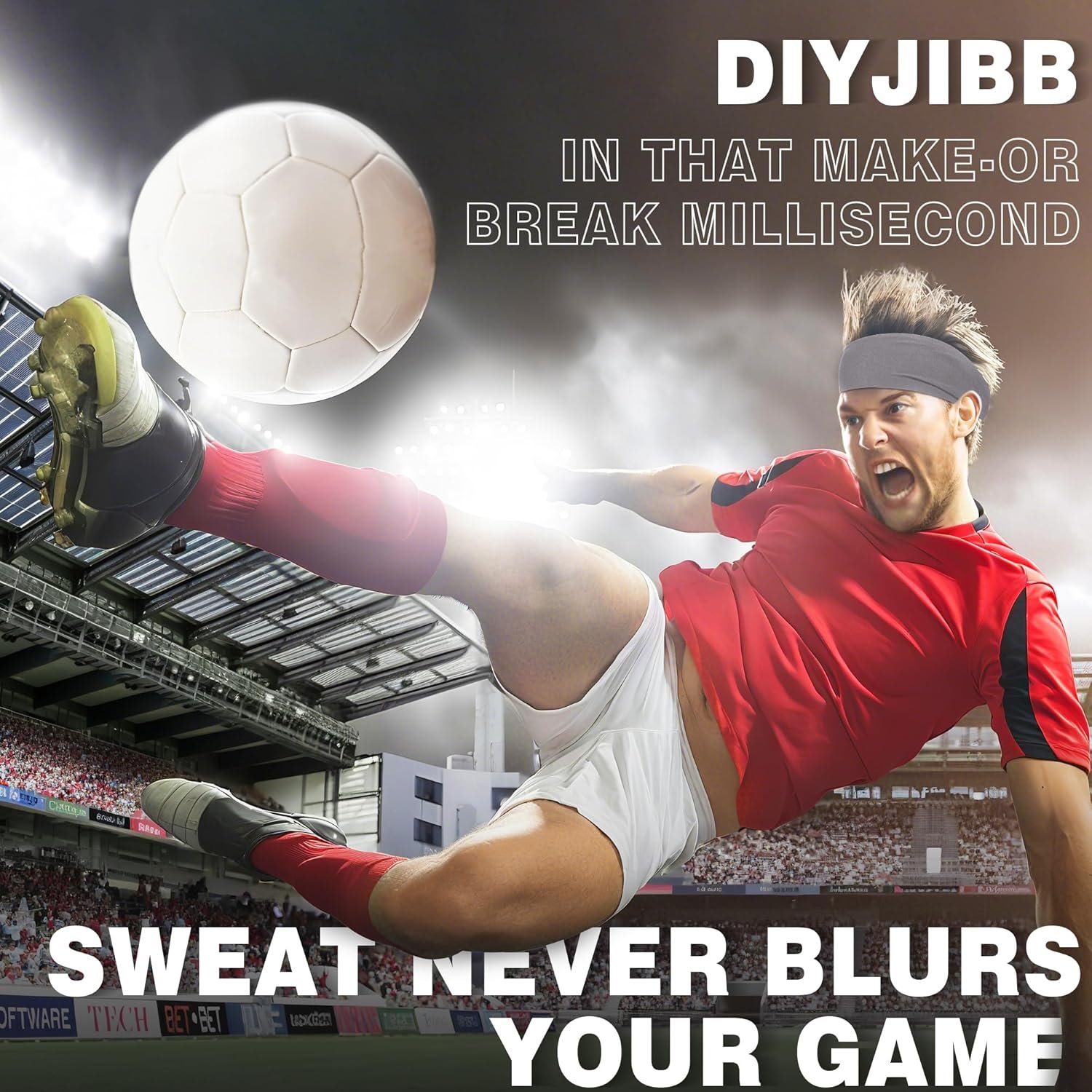 Hot Deals Today ๐บ๐ธ - Sport Headbands for Men - 7 Pcs Sweat Absorbent Running Headband for Fitness Workout Running Rugby Baseball Yoga Crossfit High Intensity Interval Training, Unisex Sweatband for Both Men and Women - Image 6