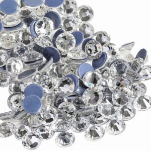 Hot Deals Today 🇺🇸 – Beadsland Hotfix Rhinestones, 1440pcs Flatback Crystal Rhinestones for...