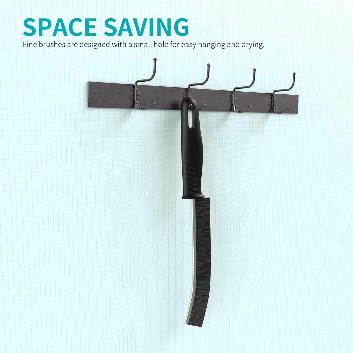 Hot Deals Today 🇺🇸 - Hard Bristle Crevice Cleaning Brush for Household Use, Multifunctional Crevice Cleaning Tool, Home Essentials, Upgraded Gap Cleaning Brush for Bathroom, Kitchen, 6Pcs - Image 7