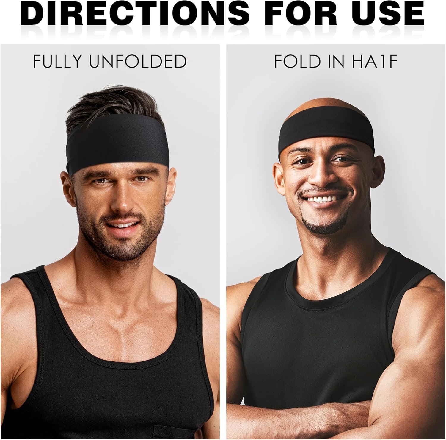 Hot Deals Today ๐บ๐ธ - Sport Headbands for Men - 7 Pcs Sweat Absorbent Running Headband for Fitness Workout Running Rugby Baseball Yoga Crossfit High Intensity Interval Training, Unisex Sweatband for Both Men and Women - Image 9