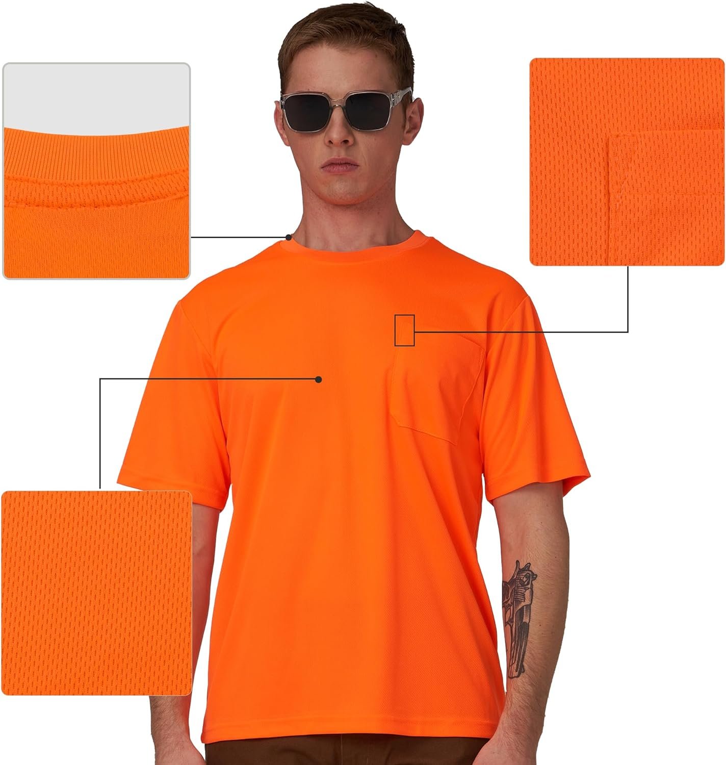 Hot Deals Today πΊπΈ - A-SAFETY High Visibility Safety Customize Logo Long Sleev T-Shirt (XS-6XL) - Image 3