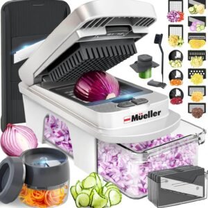 Hot Deals Today 🇺🇸 – Mueller Pro-Series All-in-One, 12 Blade Mandoline Slicer for Kitchen,...