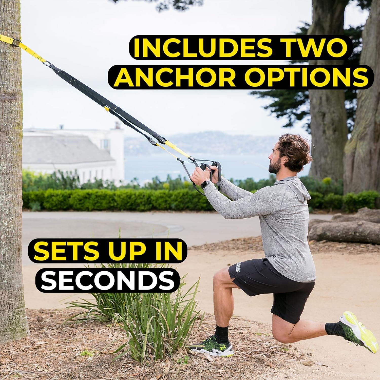 Hot Deals Today 🇺🇸 - TRX All-in-ONE Suspension Training System: Full Body Workouts for Your Home Gym, Travel, and Outdoors | Includes Indoor & Outdoor Anchors, Workout Guide and Video Downloads - Image 5