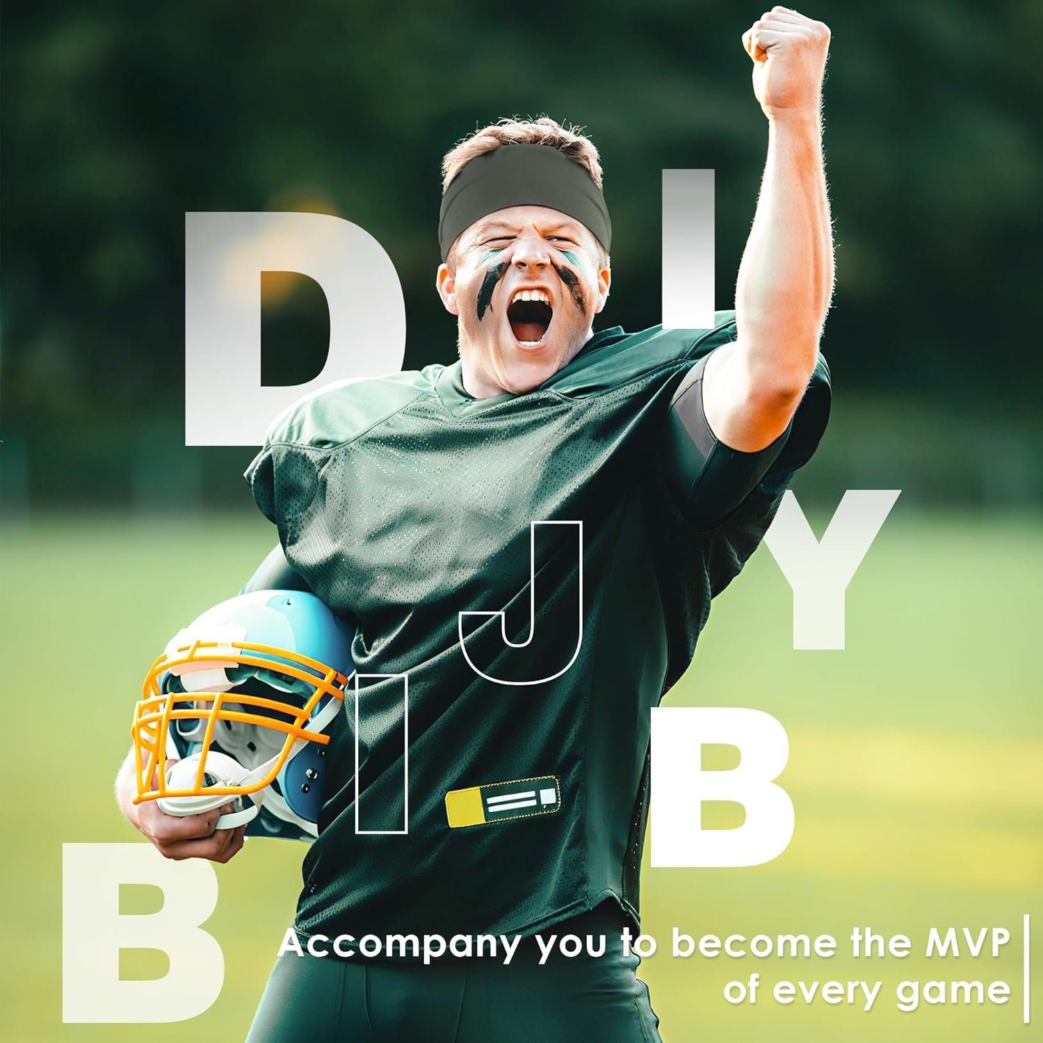 Hot Deals Today ๐บ๐ธ - Sport Headbands for Men - 7 Pcs Sweat Absorbent Running Headband for Fitness Workout Running Rugby Baseball Yoga Crossfit High Intensity Interval Training, Unisex Sweatband for Both Men and Women - Image 3