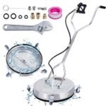 Garvee 24 Inch Heavy-Duty Pressure Washer Surface Cleaner – 40% OFF Deal! Best Tool for Fast Driveway & Patio Cleaning