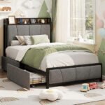 Garvee Twin Size Bed Frame with Storage Drawers & Charging Station – 55% OFF Limited-Time Deal! (2025 Best Kids Bed Review)