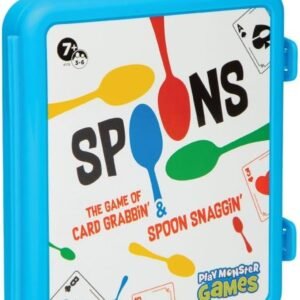Hot Deals Today 🇺🇸 – PlayMonster Spoons in a Case, Card Games for Kids – Spoons Game,...