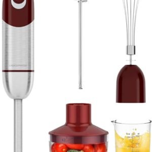 Hot Deals Today 🇺🇸 – MegaWise Pro Titanium Reinforced 5 in1 Immersion Hand Blender, Powerful...