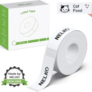 Hot Deals Today 🇺🇸 – Nelko Genuine P21 Label Maker Tape, 14x40mm (0.55″x1.57″),...