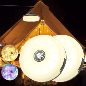 Hot Deals Today 🇺🇸 – 2-Pack Camping String Lights, 4 in 1 Portable Camping Light Rechargeable,...