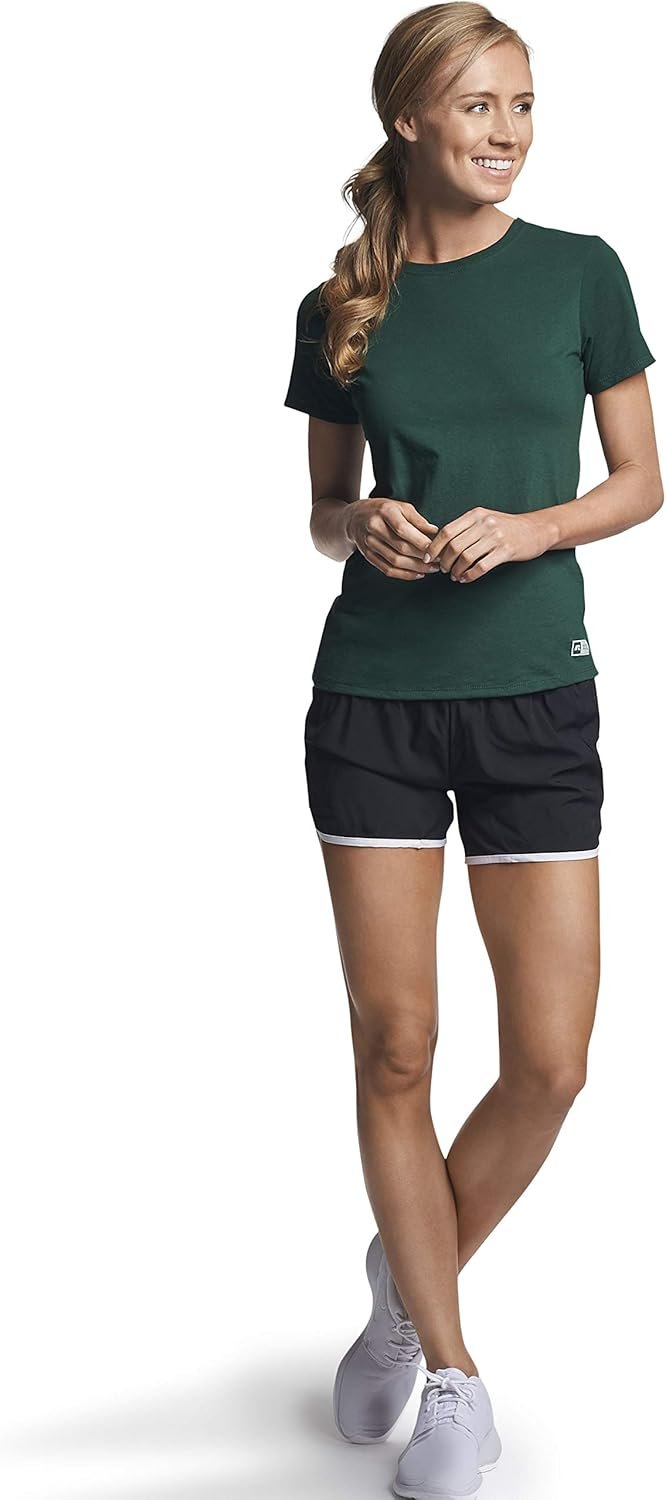Hot Deals Today 🇺🇸 - Russell Athletic Womens Women's Cotton Performance T-Shirts - Image 3