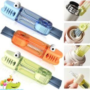 Hot Deals Today 🇺🇸 – 4 in 1 Cup Lid Cleaning Brush – Water Bottle Cleaning Brush, Portable...