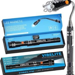 Hot Deals Today 🇺🇸 – VIBELITE Extendable Magnetic Flashlight with Telescoping Magnet Pickup...