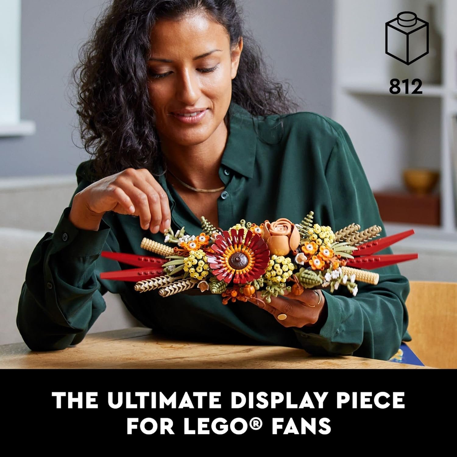 Hot Deals Today 🇺🇸 - LEGO Icons Dried Flower Centerpiece Building Sets for Adults, Ages 18+ Years - Fall & Thanksgiving Decorations for Dinner Table or Mantel - 10314 - Image 3