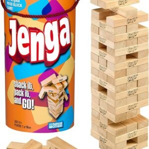 Hot Deals Today 🇺🇸 – Hasbro Gaming Jenga Wooden Blocks Stacking Tumbling Tower Game | Party...