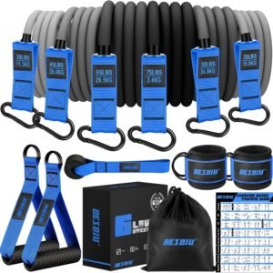 Hot Deals Today 🇺🇸 – Heavy Resistance Bands for Working Out, 300lbs/360lb/420lb Exercise...
