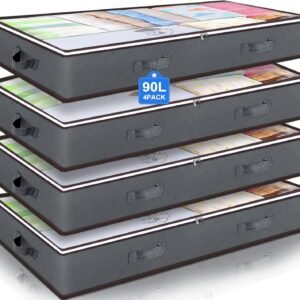 Hot Deals Today 🇺🇸 – Budding Joy 90L Under Bed Storage Containers, Closet Organizers and...