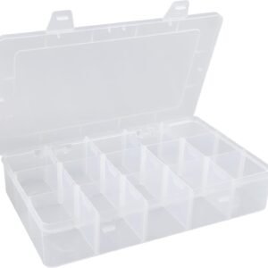 Hot Deals Today 🇺🇸 – Hlotmeky Plastic Organizer Box with Dividers – Bead Organizer,...