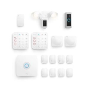 Hot Deals Today 🇺🇸 – Ring Alarm 14-Piece Kit with Ring Wired Doorbell Pro and Ring Floodlight...