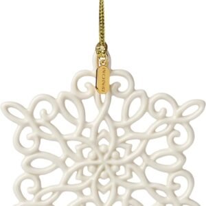 Hot Deals Today 🇺🇸 – Lenox Ornament, 2025 Snow Fantasies Snowflake Ornament, Made from Porcelain...