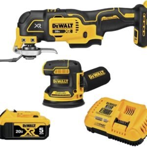 Hot Deals Today 🇺🇸 – DEWALT 20V MAX Orbital Sander and Oscillating Tool, Cordless Woodworking...