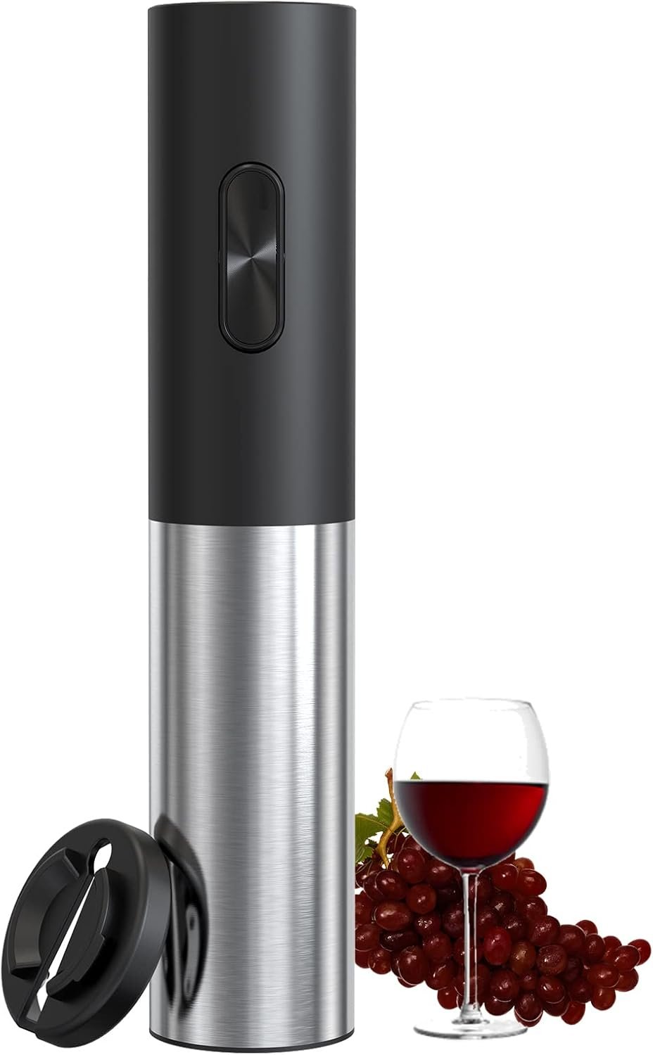 Hot Deals Today 🇺🇸 - COKUNST Electric Wine Openers, Reusable Wine Bottle Corkscrew Opener with Foil Cutter, Battery Operated Stainless Steel Wine Remover for Home Kitchen Party Bar Restaurant - Image 2