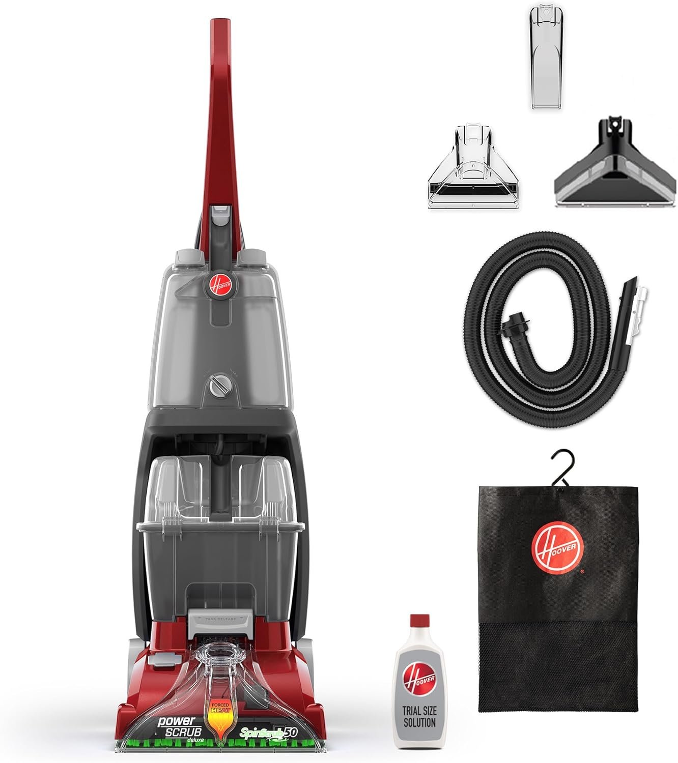 Hot Deals Today 🇺🇸 - Hoover PowerScrub Deluxe Carpet Cleaner Machine for Carpet and Upholstery, Deep Cleaning Carpet Shampooer Machine with Multi-Purpose Tools, Pair Carpet Cleaner Solution - Image 2
