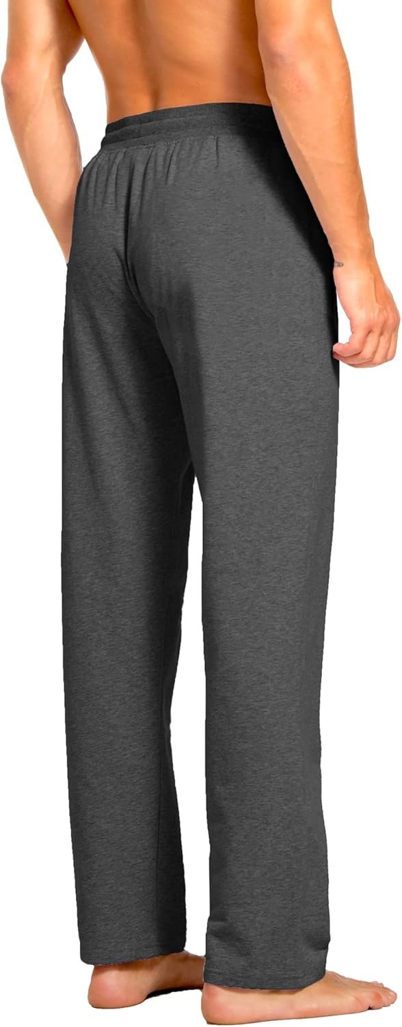Hot Deals Today 🇺🇸 - Men's Fleece Lined Sweatpants Winter Athletic Workout Thermal Warm Pants with Zipper Pockets - Image 5
