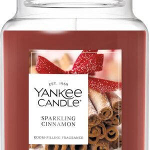Hot Deals Today 🇺🇸 – Yankee Candle Sparkling Cinnamon, Christmas Scented Candle, 22oz Large...