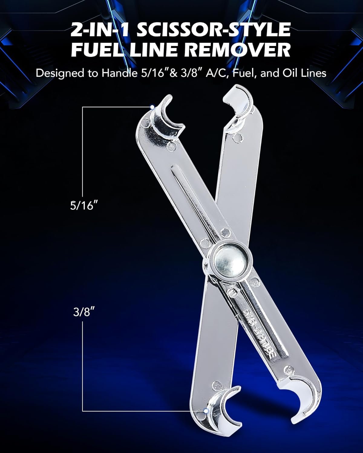 Hot Deals Today 🇺🇸 - Master Quick Disconnect Tool Set, 25pc Line Disconnect Tool Kit for A/C Fuel & Transmission Systems, Fuel Line Disconnect Tools for Mechanics Compatible with Ford Chevy GM More, Black - Image 6