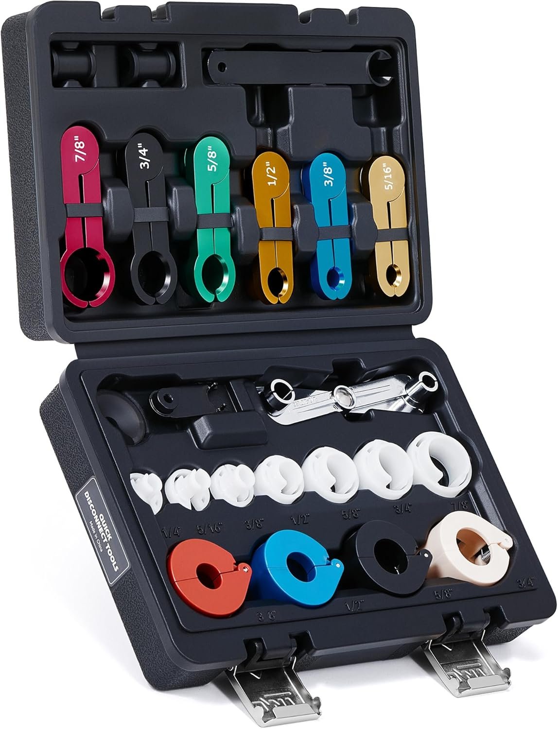 Hot Deals Today 🇺🇸 - Master Quick Disconnect Tool Set, 25pc Line Disconnect Tool Kit for A/C Fuel & Transmission Systems, Fuel Line Disconnect Tools for Mechanics Compatible with Ford Chevy GM More, Black - Image 2