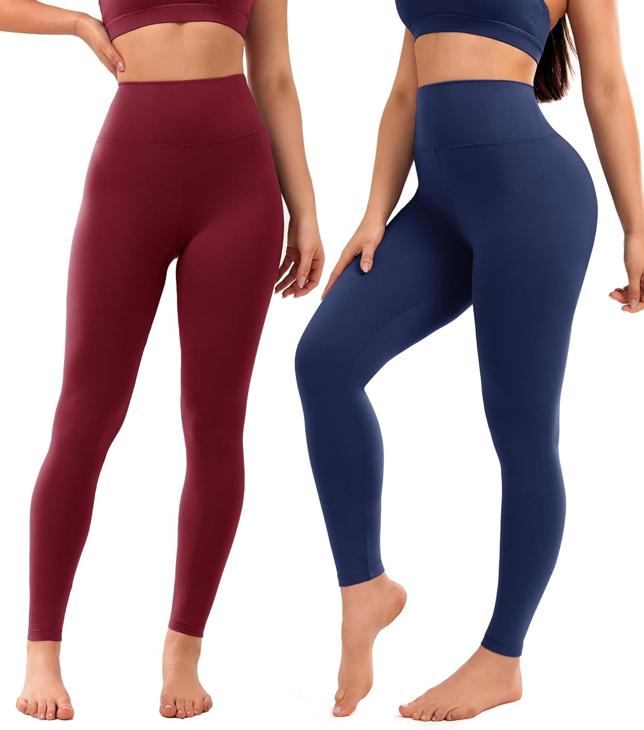 Hot Deals Today 🇺🇸 - VALANDY Creamlush 4 Pack Leggings for Women-High Waisted Ultra Soft Stretchy Yoga Lounge Pants - Image 3