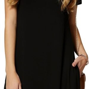 Hot Deals Today 🇺🇸 – Conceited T Shirt Dress for Women with Pockets – Swing Dress –...