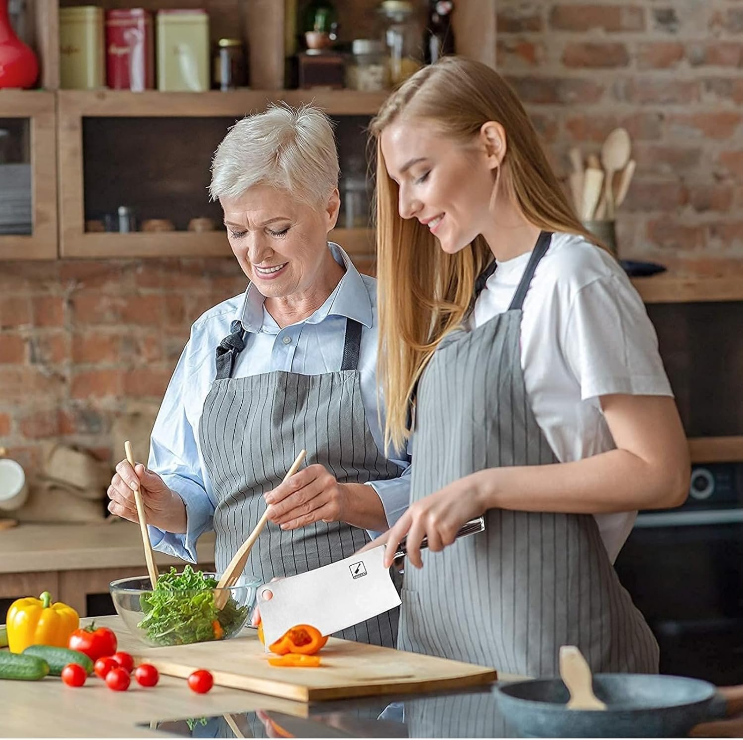 Hot Deals Today 🇺🇸 - imarku Cleaver Knife 7 Inch Meat Cleaver - Japan High Carbon Stainless Steel Butcher Knife with Ergonomic Handle, Ultra Sharp Chopping Knife, Kitchen Gadgets for Home/Restaurant, Gifts for Men Women - Image 8