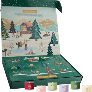 Hot Deals Today 🇺🇸 – Yankee Candle Signature Votive Mini Jars 12 Days of Christmas Candle...